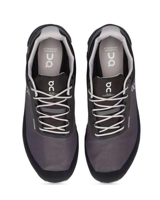 On Shoes Black Cloudvista Waterproof Sneakers for men