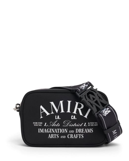 Amiri Black Arts District Camera Bag for men
