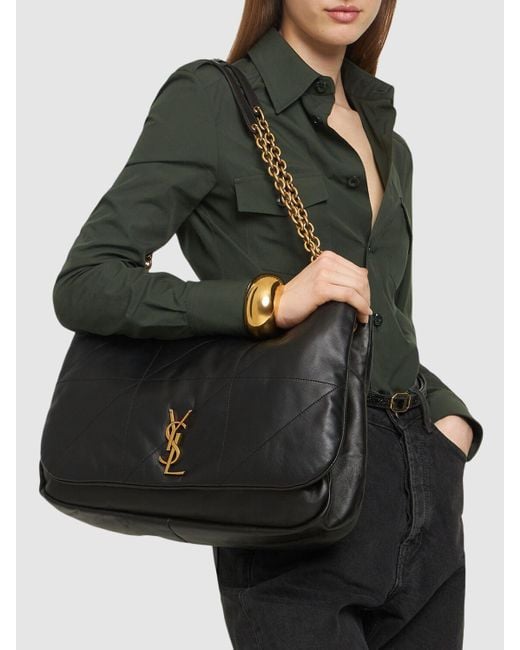 Saint Laurent Black Jamie 4.3 Leather Shoulder Bag