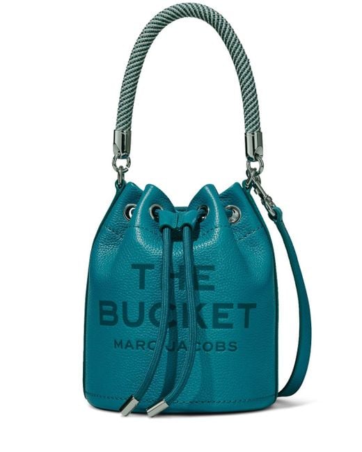 La bolsa de cuero bucket Marc Jacobs de color Blue