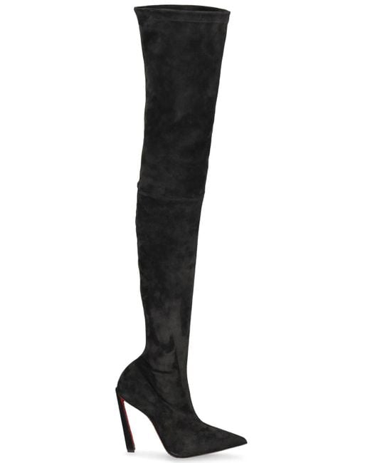 Christian Louboutin Black Lvr Exclusive 100Mm Condora Boots