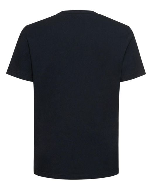 Belstaff Black Logo Cotton Jersey T-Shirt for men