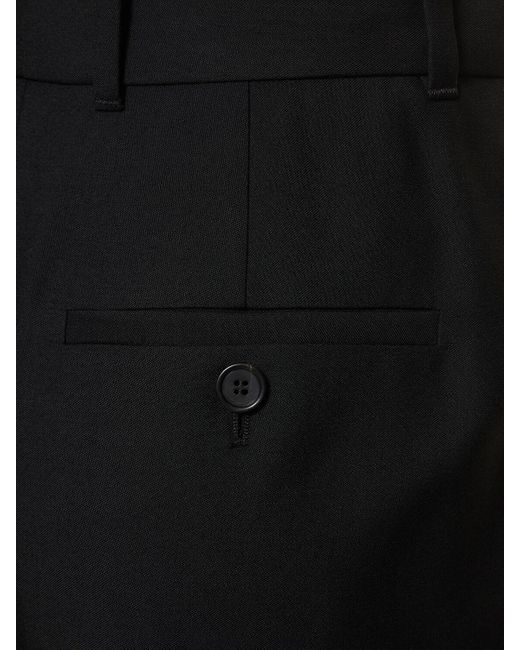 Pantaloni sartoriali in lana di Alexander McQueen in Black