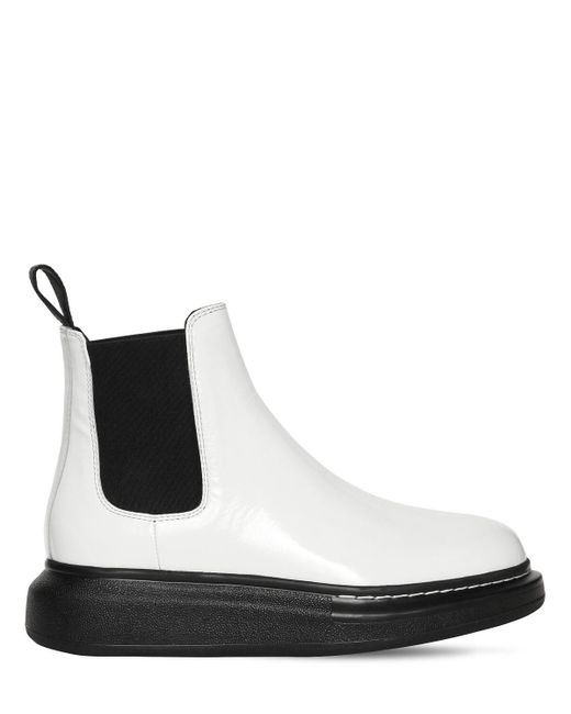 alexander mcqueen white boots