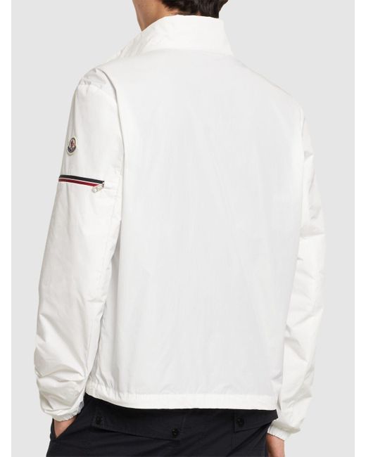 Moncler White Ruinette Tech Jacket for men