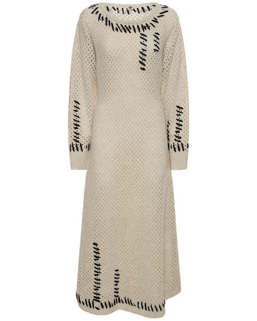 Vestito maxi canada in lana di THE GARMENT in Natural