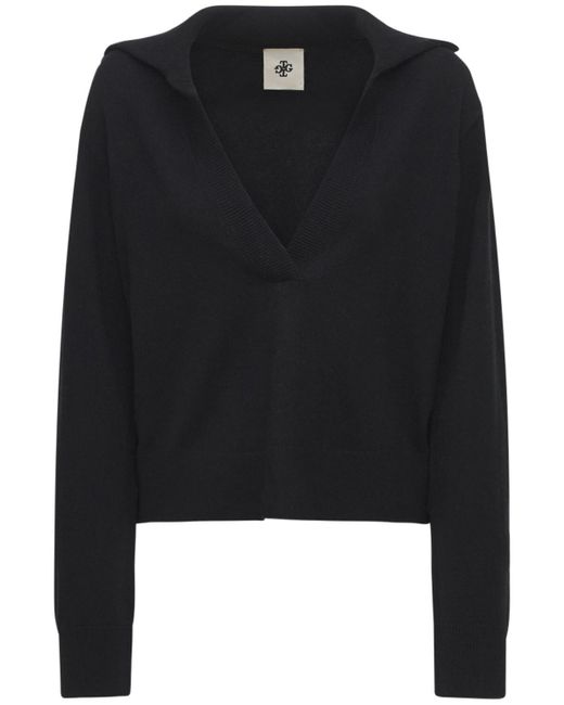THE GARMENT Black Nice Recycled Cashmere Knit Sweater