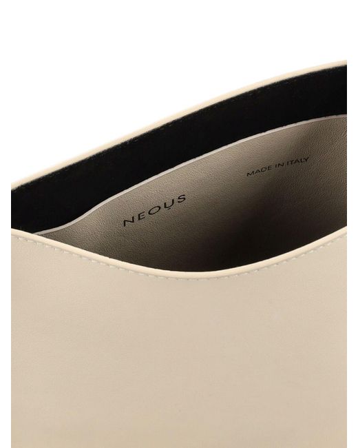 Neous White Dorado 1.0 Leather Shoulder Bag
