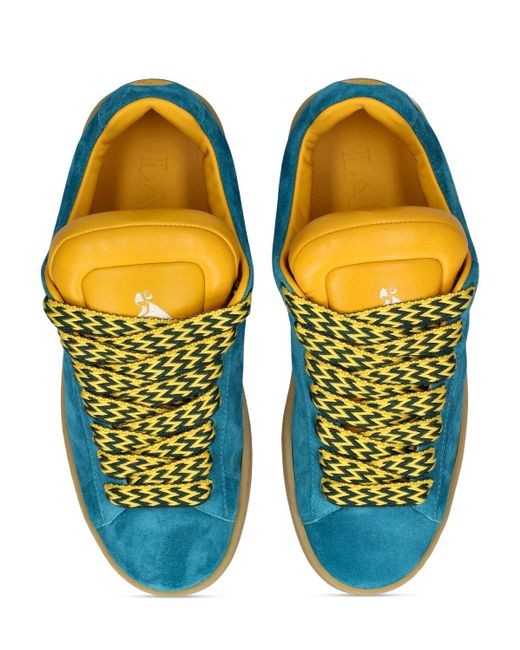 Lanvin Blue Curb Lite Sneakers for men