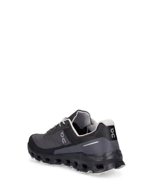 On Shoes Black Cloudvista Waterproof Sneakers for men