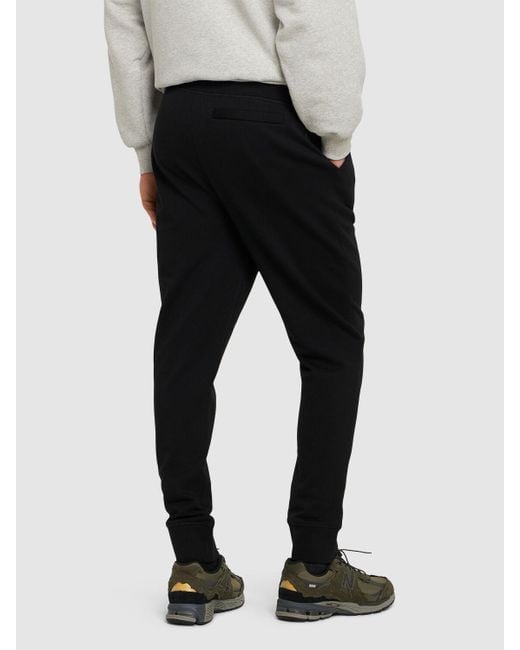 Canada Goose Black Huron Cotton Sweatpants for men