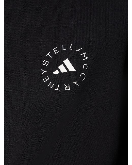 Felpa sportswear di Adidas By Stella McCartney in Black
