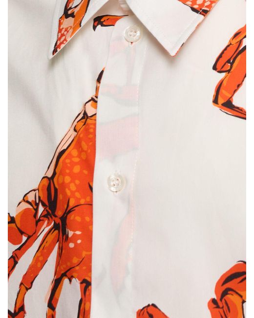 Hombre Camisa De Algodón MSGM de hombre de color White
