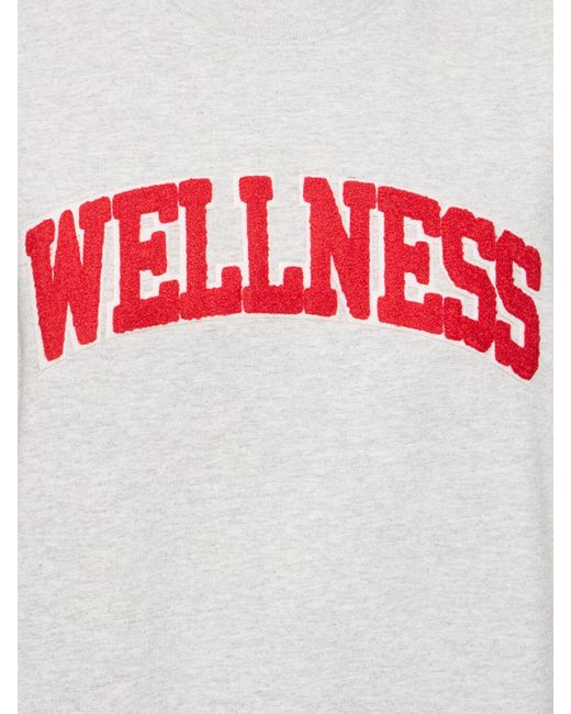 Sporty & Rich White Wellness Ivy Unisex Crewneck Sweatshirt