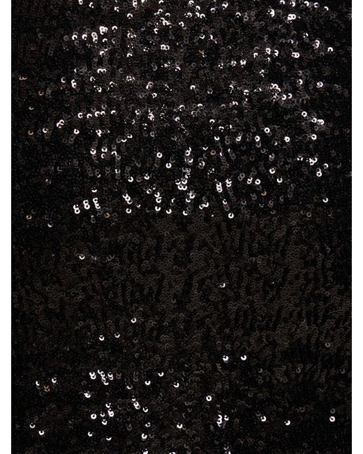 Minigonna con paillettes di Oseree in Black