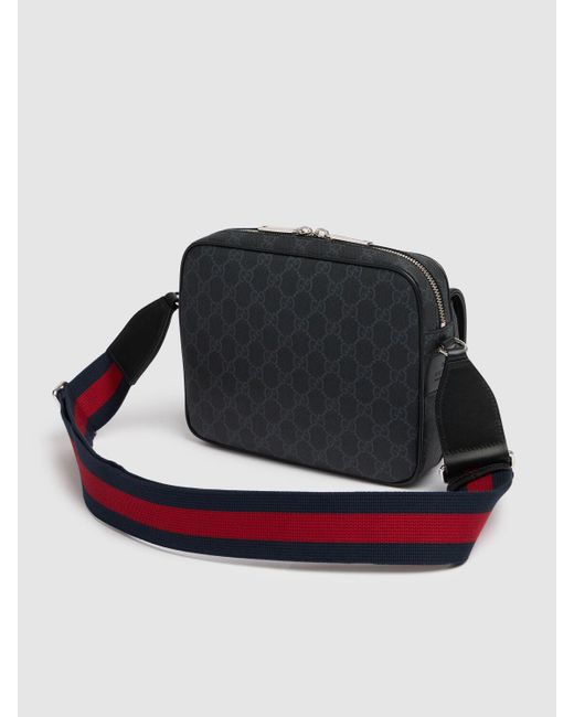 Gucci Black Gg Crossbody Bag for men