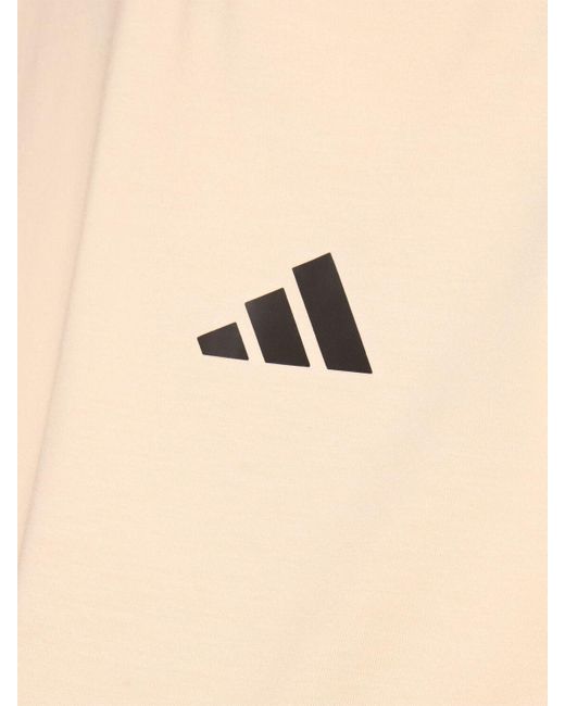 Top con logo estampado Adidas Originals de hombre de color Natural