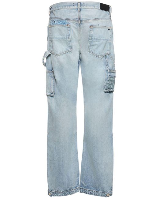 Amiri Carpenter-jeans Mit Bandana-patchwork in Blue für Herren
