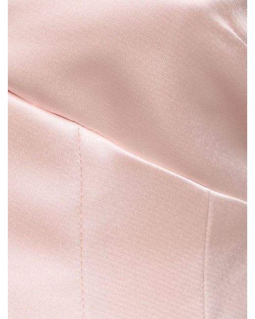 Vestido midi de satén Philosophy Di Lorenzo Serafini de color Pink