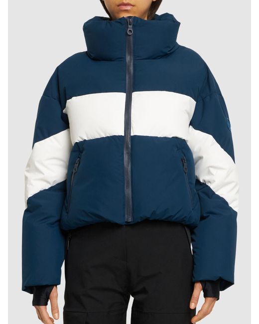 Veste de ski zippée à rayures aosta CORDOVA en coloris Blue