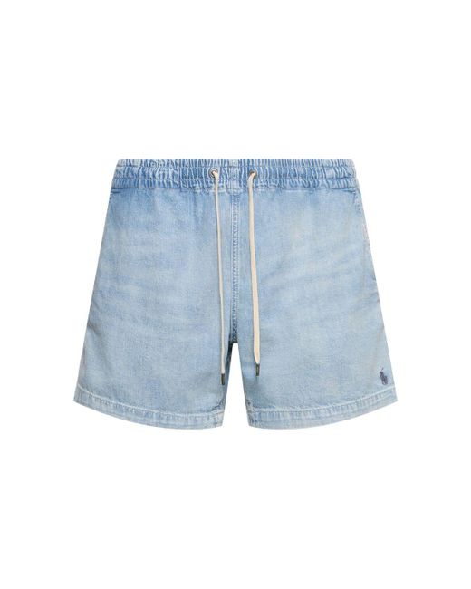 Shorts in denim di Polo Ralph Lauren in Blue da Uomo