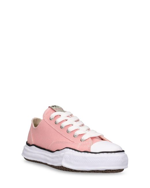 Maison Mihara Yasuhiro Sneakers Aus Canvas "peterson" in Pink für Herren