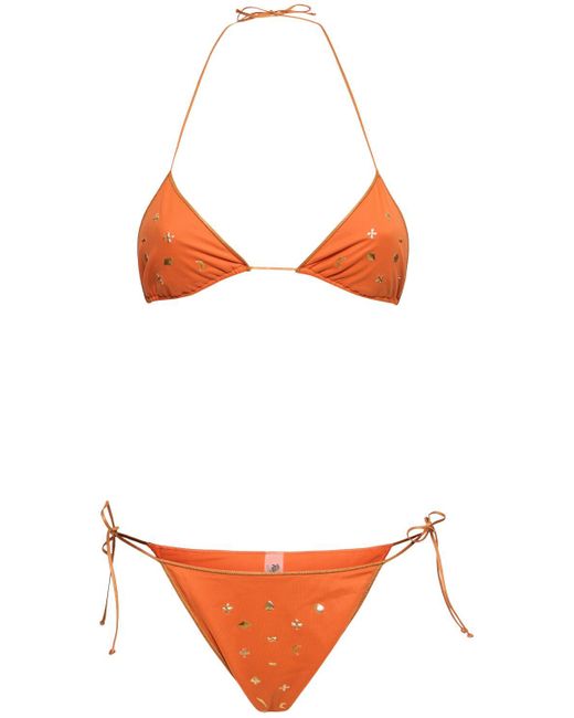 Bikini a triangolo di Reina Olga in Orange