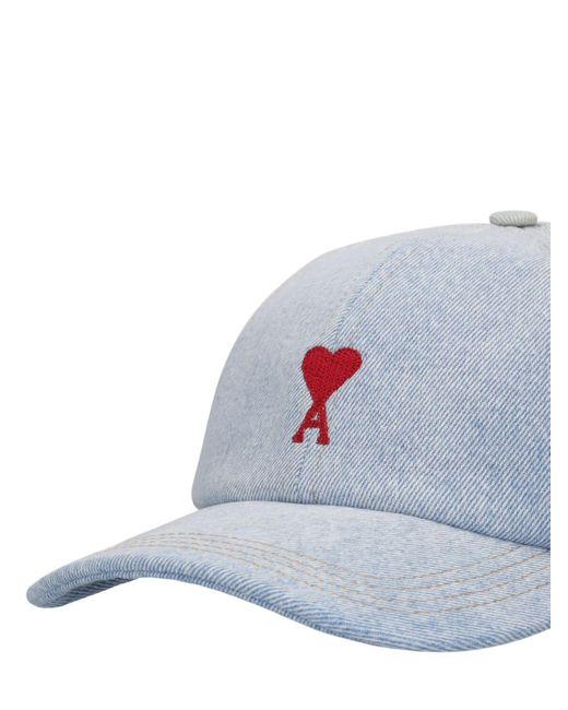 AMI White Red Adc Embroidery Cap