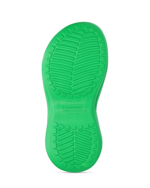 Balenciaga Crocs ラバーブーツ 40mm Green