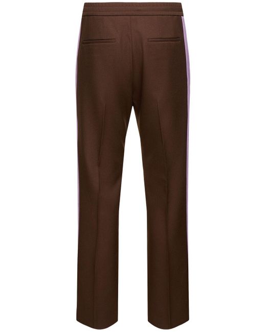 Gucci Brown Fluid Drill Pants for men