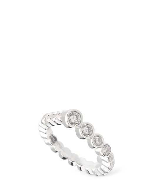 RAGBAG White Ring Mit Kristallen "odette"
