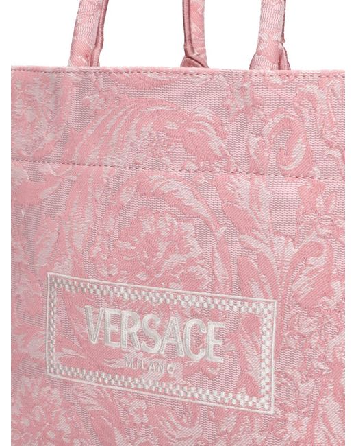 Versace Small Barocco トートバッグ Pink