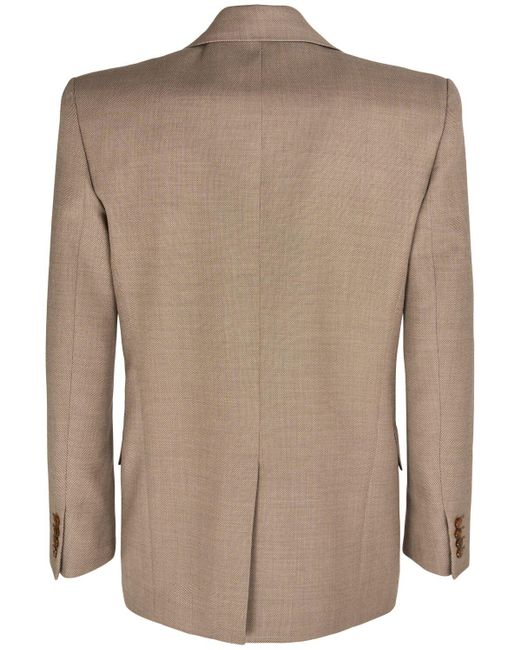 Saint Laurent Brown Wool Jacket for men