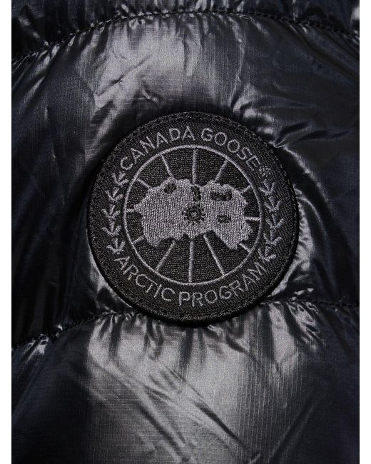 Canada Goose Black Crofton Recycled Nylon Down Jacket for men