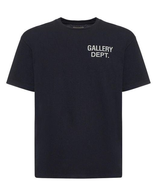 GALLERY DEPT. Blue Vintage Souvenir Printed Jersey T-shirt for men