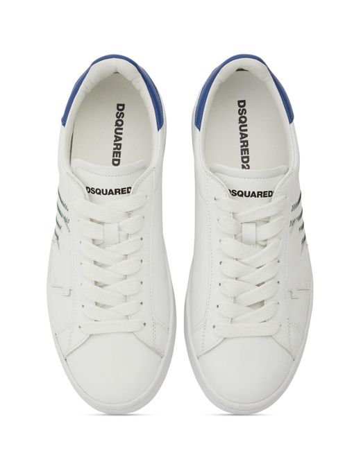 DSquared² White Boxer Low Top Sneakers for men