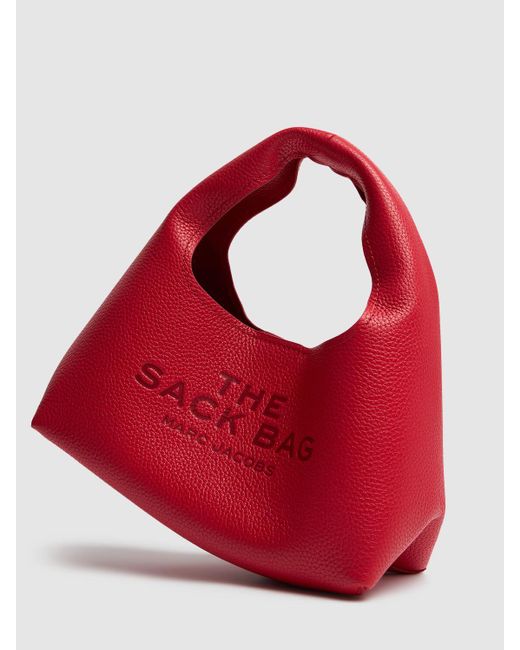 Marc Jacobs レッド The Mini Sack トートバッグ Marc Jacobs The Mini Sack in Red | Lyst