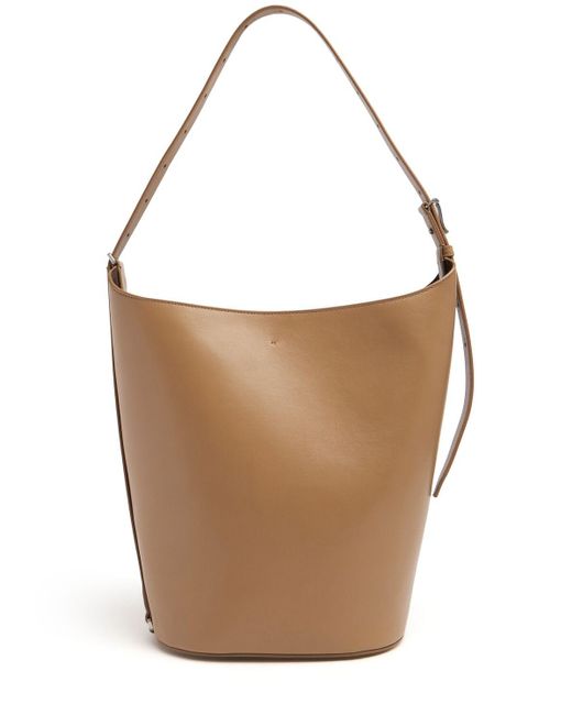 Proenza Schouler Brown Brant Smooth Leather Bucket Bag