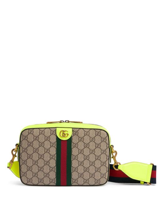 Gucci Green Small Ophidia gg Crossbody Bag for men