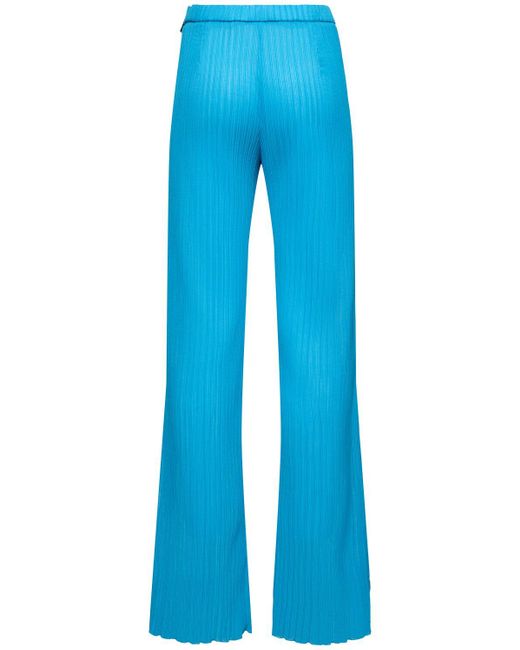MSGM Blue Hochtaillierte