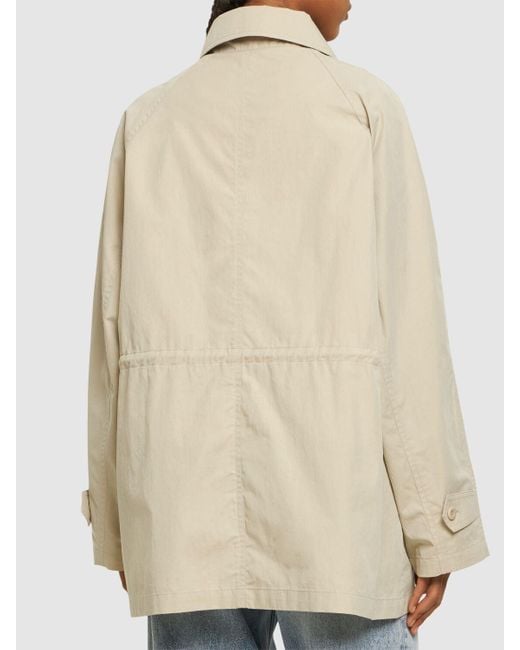 DUNST Natural Half Mac Cotton & Nylon Jacket