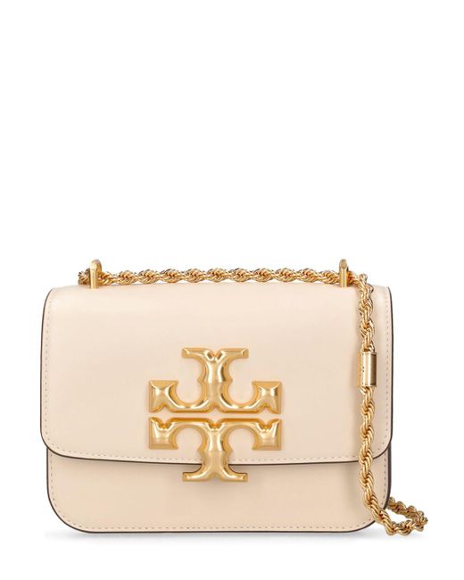 Tory Burch Natural Small Eleanor Leather Shoulder Bag
