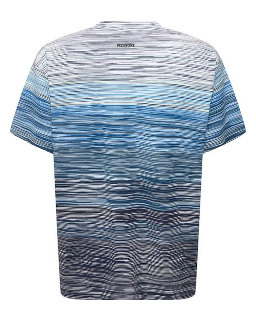 T-shirt en coton délavé Missoni pour homme en coloris Blue