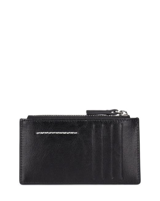 MM6 by Maison Martin Margiela Black Numeric Bifold Leather Wallet