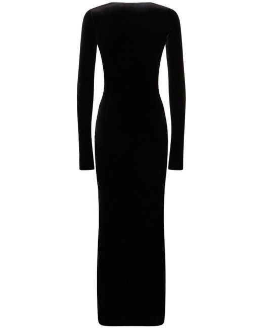 16Arlington Solaria ベルベットドレス Black