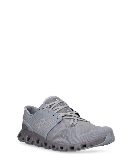 On Shoes Gray Cloud X 3 Sneakers for men