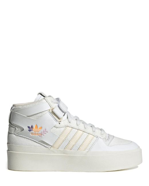 Sneakers Mi-hautes Forum Bonega Adidas Originals en coloris White