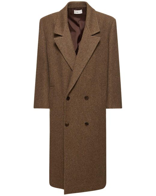 The Row Brown Sensei Wool Long Coat
