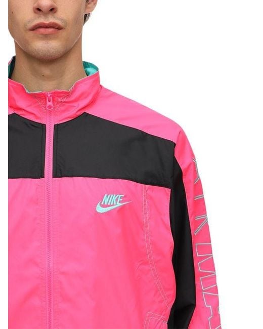 Nike Synthetik Klassische Sportjacke in Pink für Herren | Lyst CH