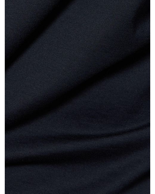Lardini T-shirt Aus Seide Und Baumwolle in Blue für Herren